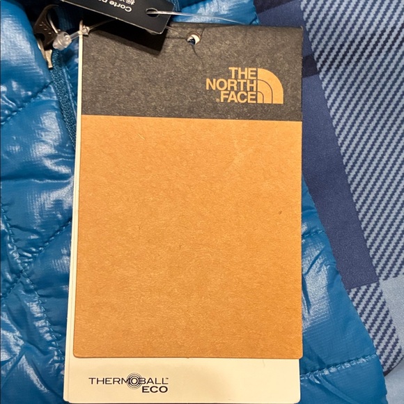 NWT THE NORTH FACE Women’s ThermoBall Eco Insulated Jacket (Banff Blue) small - Picture 3 of 11
